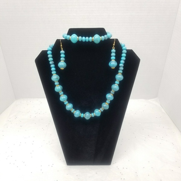N/A Jewelry - SET OF NECKLACE, BRACELET AND EARRINGS N/A Jewelry - SET OF NECKLACE, BRACELET AND EARRINGS